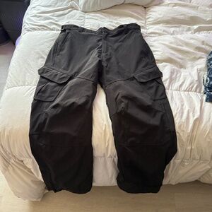 Gerry Men's Snow-tech Pants Boarder Ski Pant 4 Way Stretch (Black, XXL)